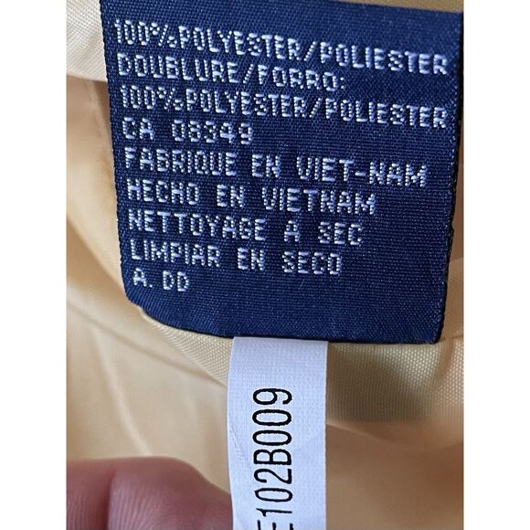 Jones Wear Blazer Jacket Size 14 Women Beige Belted 3 Button Pockets Lined - Picture 7 of 8